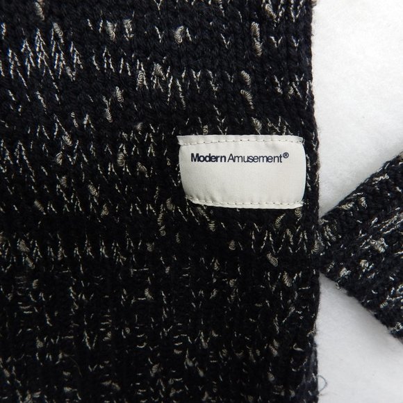 Modern Amusement PacSun Womens Long Sleeve Relaxed Fit Knit Sweater Gray Size M - Picture 6 of 11